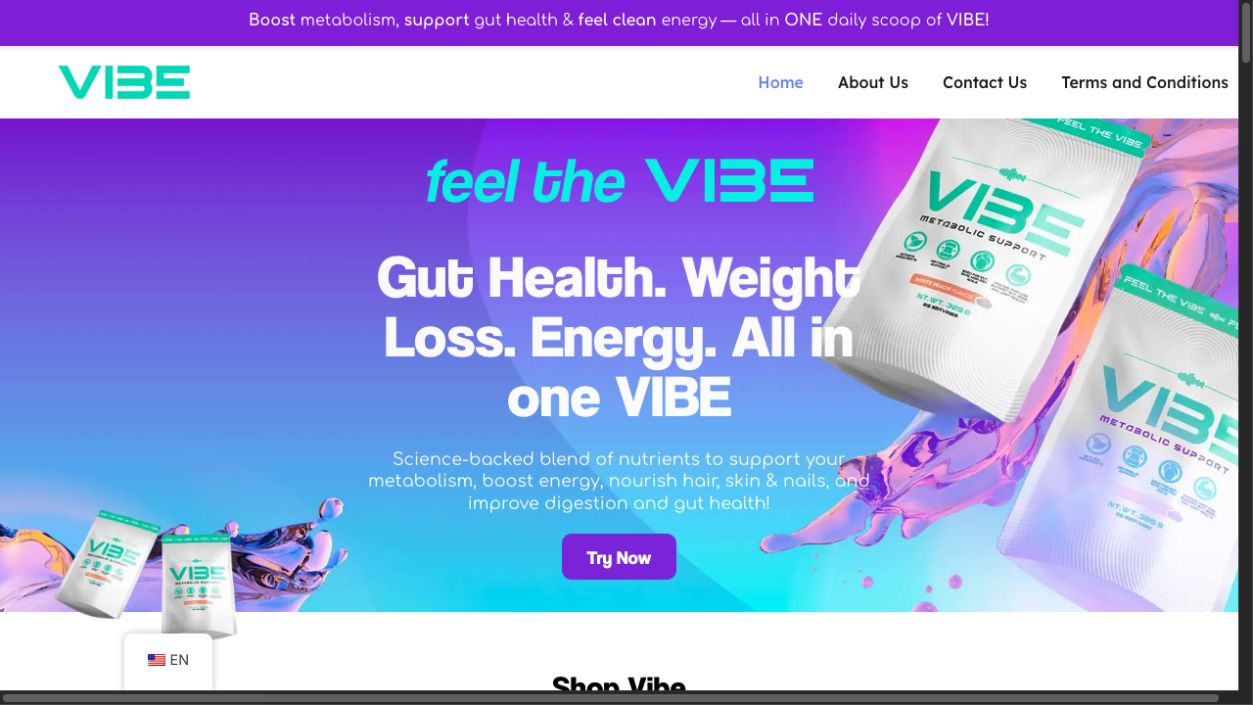 Current public VIBE page